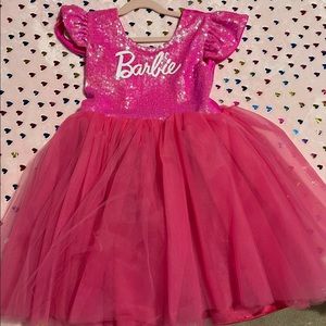 Custom kids Barbie dress